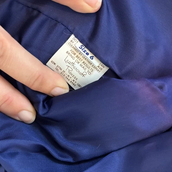 Pierre Cardin Paris VTG 80s Luxury Leather Business Suit, Skirt & Jacket Set - Picture 12 of 15